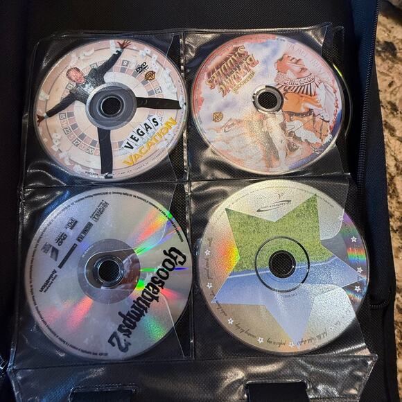 Case Logic 12 x 12 Black DVD Case with with 36 Classic Movies - Picture 6 of 12